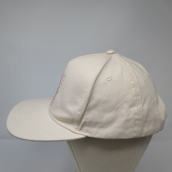 Dead Sexy Snapback 5 Panel Cap Beige One Size Adjustable Cotton Chomp - Picture 3 of 10